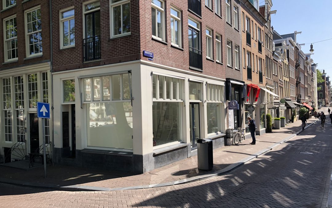 Moscot huurt een winkelruimte aan de Berenstraat 40 te Amsterdam