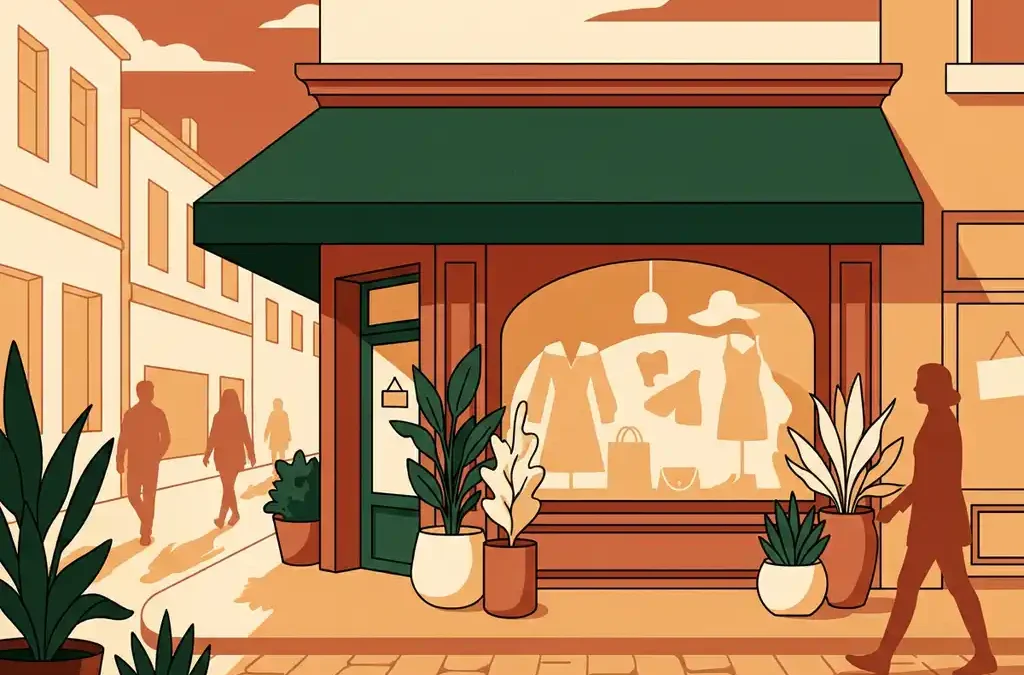 When is renting in a busy shopping street the right choice?